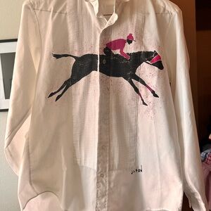 White and Black Blouse Minimalist Design